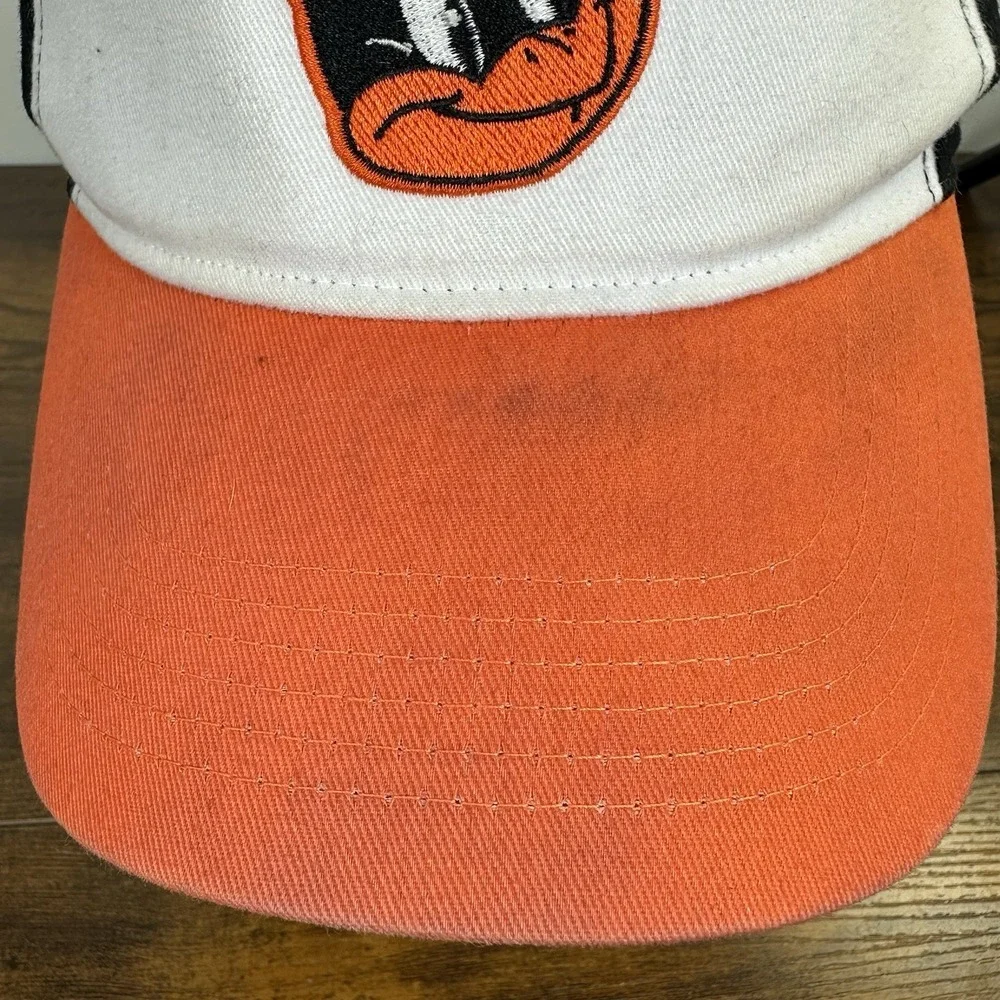 Baltimore Orioles Cartoon Bird Hat Dugout Club Retro 2000s‎ MLB Strapback Cap
